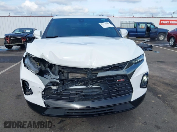 2019 Chevrolet Blazer RS with VIN 3GNKBJRS3KS687801, listed as a IAAI auction lot 41513594 with 63,125 mi miles and . Bid and sale history available at DreamBid. Image 12.