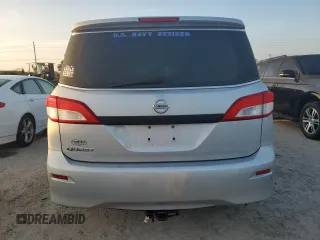 2015 Nissan Quest S with VIN JN8AE2KP4F9123711, listed as a Copart auction lot 73862824 with 0 mi miles and Salvage Title. Bid and sale history available at carsss.com. Image 6.