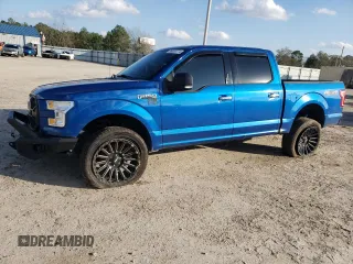 2017 Ford F-150 XL with VIN 1FTEW1EF8HFC12029, listed as a Copart auction lot 86853774 with 143,608 mi miles and Salvage Title. Bid and sale history available at carsss.com. Image 1.