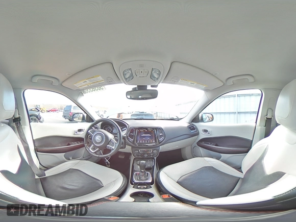 2021 Jeep Compass Limited with VIN 3C4NJDCB6MT599633, listed as a Copart auction lot 50363305 with 58,419 mi miles and Salvage Title. Bid and sale history available at carsss.com. Image 15.