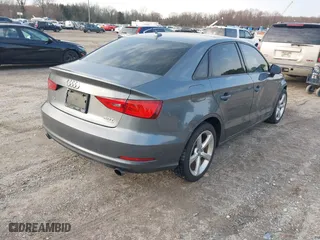 2015 Audi A3 2.0T Premium with VIN WAUBFGFF3F1005219, listed as a IAAI auction lot 41865869 with 91,993 mi miles. Bid and sale history available at carsss.com. Image 4.
