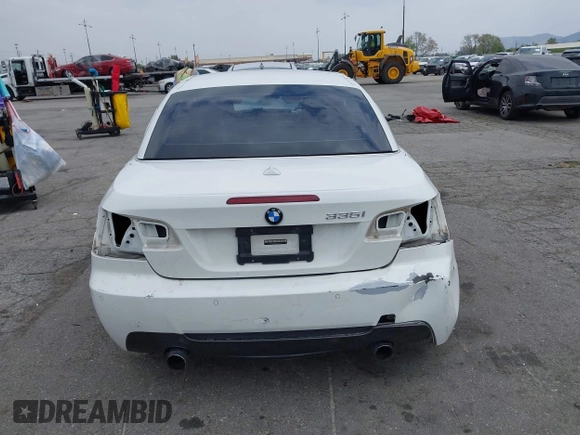 2011 BMW 3 Series 335i with VIN WBADX7C50BE579944, listed as a IAAI auction lot 42111612 with Not Provided miles and . Bid and sale history available at carsss.com. Image 16.
