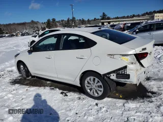 2018 Hyundai Accent SEL with VIN 3KPC24A3XJE035404, listed as a Copart auction lot 87393244 with 47,280 mi miles and Salvage Title. Bid and sale history available at carsss.com. Image 2.