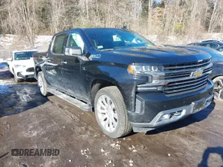 2019 Chevrolet Silverado 1500 High Country with VIN 3GCUYHED5KG176125, listed as a IAAI auction lot 41570074 with 72,801 mi miles. Bid and sale history available at carsss.com. Image 1.