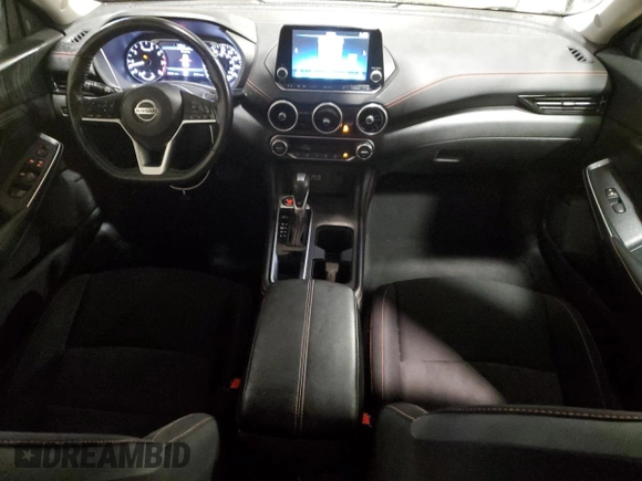 2021 Nissan Sentra SR with VIN 3N1AB8DVXMY312330, listed as a Copart auction lot 81707484 with 39,020 mi miles and Salvage Title. Bid and sale history available at DreamBid. Image 8.