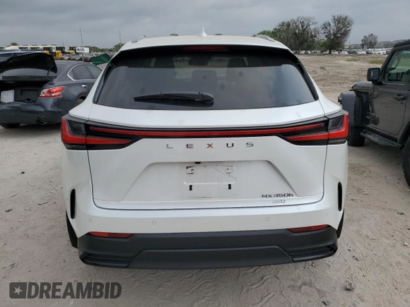 2022 Lexus NX with VIN JTJGKCEZ4N5004450, listed as a Copart auction lot 50530374 with 9,458 mi miles. Bid and sale history available at carsss.com. Image 6.