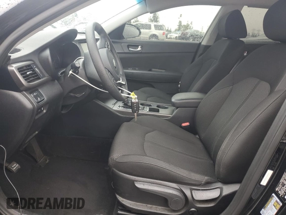 2018 Kia Optima LX with VIN 5XXGT4L3XJG261199, listed as a Copart auction lot 48637255 with 107,293 mi miles and Salvage Title. Bid and sale history available at carsss.com. Image 7.