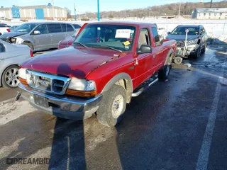 1999 Ford Ranger XLT with VIN 1FTZR15X1XTA90177, listed as a IAAI auction lot 41328368 with 360,832 mi miles. Bid and sale history available at carsss.com. Image 18.