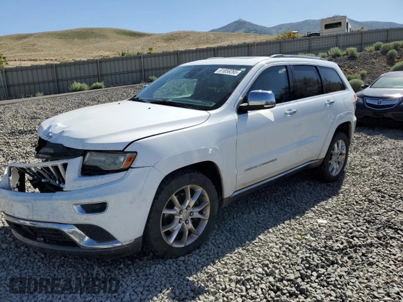 2014 Jeep Grand Cherokee Summit with VIN 1C4RJFJTXEC134150, listed as a Copart auction lot 61859265 with 159,262 mi miles and Salvage title. Bid and sale history available at DreamBid. Image 1.