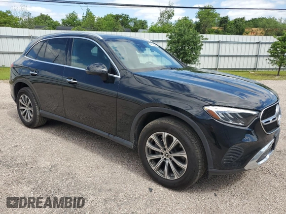 2024 Mercedes-Benz GLC with VIN W1NKM4HB9RF215941, listed as a Copart auction lot 52581545 with 15,151 mi miles and Clean Title. Bid and sale history available at carsss.com. Image 4.