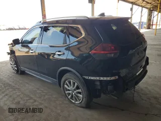 2018 Nissan Rogue S with VIN 5N1AT2MT1JC819560, listed as a Copart auction lot 53821785 with 57,197 mi miles and Salvage Title. Bid and sale history available at carsss.com. Image 2.