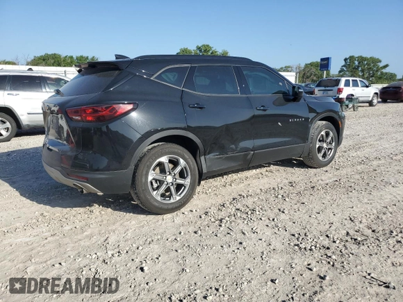 2023 Chevrolet Blazer LT с VIN 3GNKBJRSXPS173032, выставлен на аукционе Copart как лот 61680505 с пробегом 55 620 миль миль и Списание • Salvage title. История ставок и продаж доступна на DreamBid. Изображение 3.