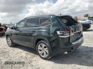2021 Volkswagen Atlas SE with VIN 1V2JR2CA4MC594332, listed as a Copart auction lot 51476535 with 35,738 mi miles and Non repairable. Bid and sale history available at DreamBid. Image 2.
