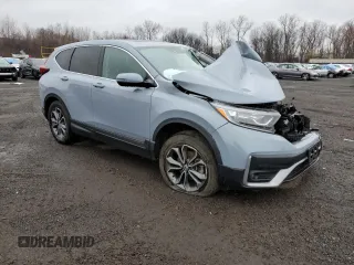 2021 Honda CR-V EX-L with VIN 2HKRW2H85MH630083, listed as a Copart auction lot 49996775 with Not Provided miles and Salvage Title. Bid and sale history available at DreamBid. Image 4.
