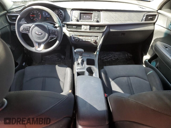 2017 Kia Optima LX with VIN 5XXGT4L33HG163075, listed as a Copart auction lot 52492935 with 135,309 mi miles and Salvage Title. Bid and sale history available at carsss.com. Image 8.