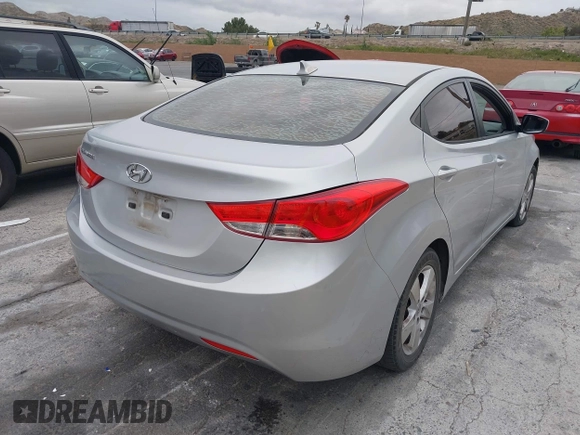2013 Hyundai Elantra GLS with VIN 5NPDH4AEXDH237678, listed as a IAAI auction lot 42053910 with 157,328 mi miles and . Bid and sale history available at DreamBid. Image 4.