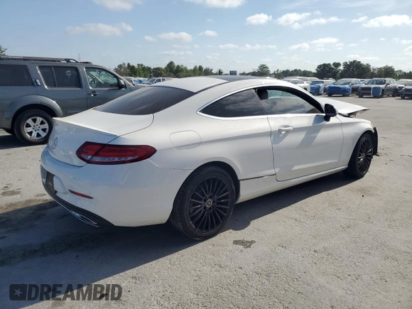 2018 Mercedes-Benz C C 300 with VIN WDDWJ4JBXJF717766, listed as a Copart auction lot 54527695 with 85,799 mi miles and Clean Title. Bid and sale history available at carsss.com. Image 3.