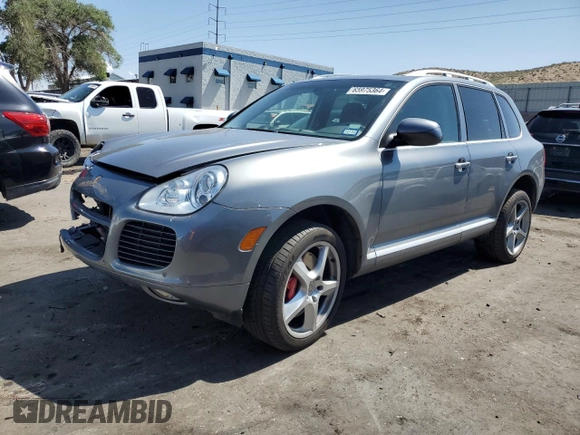 2006 Porsche Cayenne Turbo z VIN WP1AC29P86LA92097, wystawiony jako Copart lot #65975364 z przebiegiem 27 779 mil mil oraz Szkoda całkowita • Salvage title. Historia ofert i sprzedaży dostępna na DreamBid. Obrazek 1.