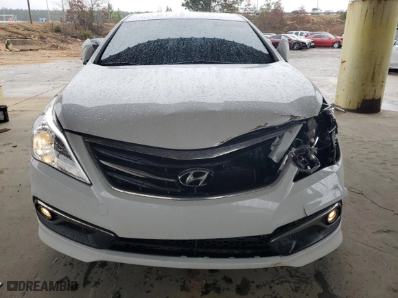 2015 Hyundai Azera with VIN KMHFG4JG9FA454268, listed as a Copart auction lot 46068015 with 155,101 mi miles and Salvage Title. Bid and sale history available at carsss.com. Image 5.