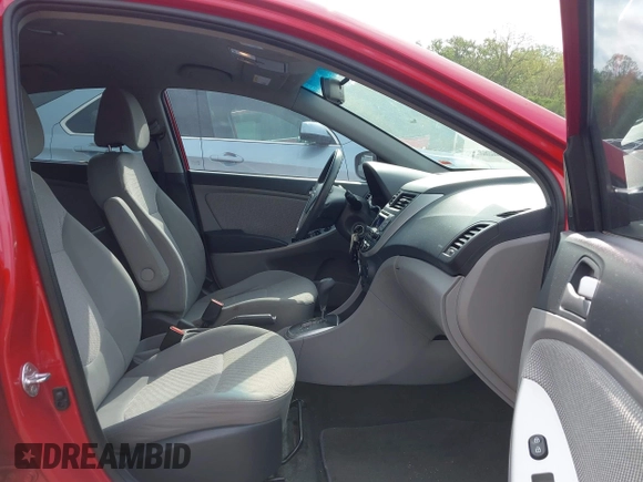 2014 Hyundai Accent GLS with VIN KMHCT4AEXEU600395, listed as a IAAI auction lot 42141052 with 172,284 mi miles. Bid and sale history available at carsss.com. Image 5.