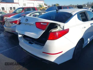 2015 Kia Optima LX with VIN 5XXGM4A72FG376907, listed as a IAAI auction lot 41823625 with 156,281 mi miles. Bid and sale history available at carsss.com. Image 6.