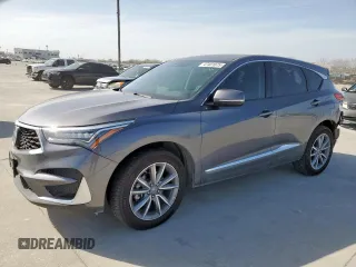 2020 Acura RDX w/Technology Pkg with VIN 5J8TC1H56LL003922, listed as a Copart auction lot 47401075 with 57,134 mi miles and Salvage Title. Bid and sale history available at carsss.com. Image 1.