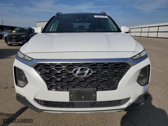 2019 Hyundai Santa Fe Limited with VIN 5NMS53AA9KH016803, listed as a Copart auction lot 41851165 with 178,432 mi miles and Salvage Title. Bid and sale history available at carsss.com. Image 5.