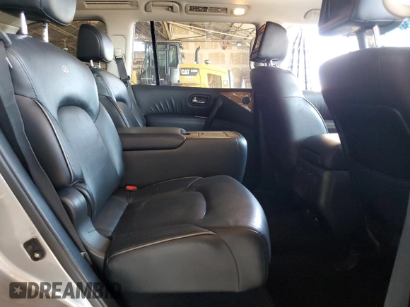 2012 Infiniti QX56 7-passenger with VIN JN8AZ2NE1C9020532, listed as a Copart auction lot 68012654 with 141,470 mi miles and Salvage Title. Bid and sale history available at carsss.com. Image 12.