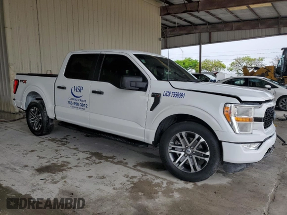 2021 Ford F-150 XL с VIN 1FTEW1CPXMFC92133, выставлен на аукционе Copart как лот 55935845 с пробегом 84 244 миль миль и На запчасти • Non repairable. История ставок и продаж доступна на DreamBid. Изображение 4.