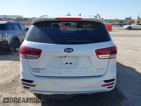 2018 Kia Sorento SX with VIN 5XYPK4A52JG406562, listed as a IAAI auction lot 41768615 with 129,294 mi miles and . Bid and sale history available at DreamBid. Image 16.