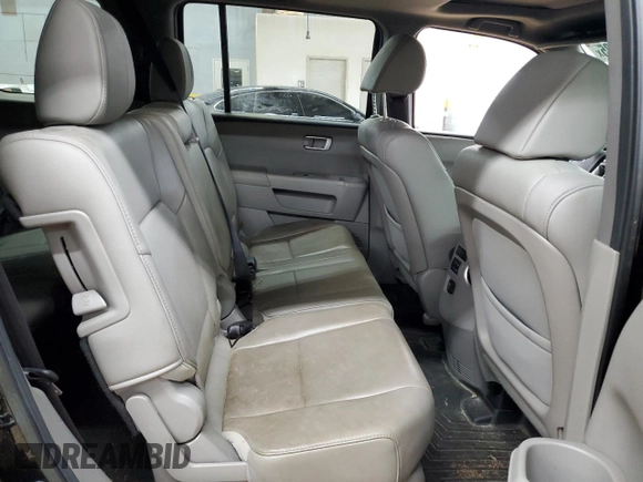 2014 Honda Pilot EX-L with VIN 5FNYF4H75EB011062, listed as a Copart auction lot 57830935 with 128,847 mi miles and Salvage title. Bid and sale history available at DreamBid. Image 11.
