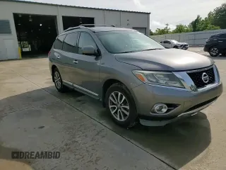 2015 Nissan Pathfinder SL with VIN 5N1AR2MNXFC677846, listed as a Copart auction lot 56226225 with 105,108 mi miles and Salvage title. Bid and sale history available at DreamBid. Image 13.