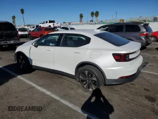 2023 Polestar 2 with VIN YSMED3KA3PL137660, listed as a Copart auction lot 80391494 with 0 mi miles and Salvage Title. Bid and sale history available at carsss.com. Image 2.