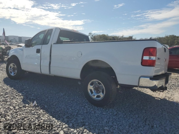 2007 Ford F-150 XL with VIN 1FTRF12287NA61703, listed as a Copart auction lot 47027105 with Not provided miles and Salvage title. Bid and sale history available at DreamBid. Image 2.