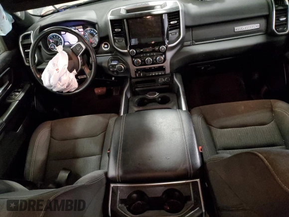 2022 Ram 1500 Big Horn with VIN 1C6RRFFG8NN298271, listed as a Copart auction lot 54550835 with 52,827 mi miles and Salvage Title. Bid and sale history available at carsss.com. Image 8.