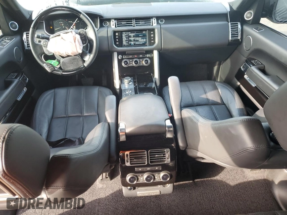 2015 Land Rover Range Rover HSE with VIN SALGS2VF2FA202142, listed as a Copart auction lot 56581685 with 59,997 mi miles and Salvage title. Bid and sale history available at DreamBid. Image 8.