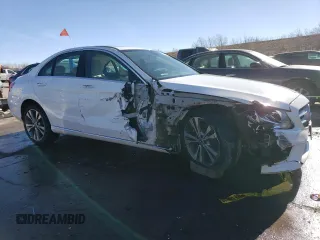 2019 Mercedes-Benz C 300 with VIN 55SWF8EB1KU297185, listed as a Copart auction lot 47410205 with 58,425 mi miles and Salvage Title. Bid and sale history available at carsss.com. Image 4.