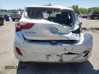 2013 Hyundai Elantra with VIN KMHD35LE9DU032243, listed as a Copart auction lot 53285835 with 122,389 mi miles and Salvage title. Bid and sale history available at DreamBid. Image 6.
