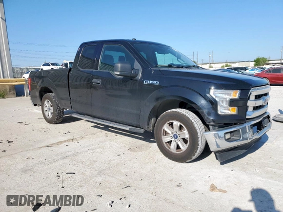 2017 Ford F-150 XL with VIN 1FTEX1C86HKD34624, listed as a Copart auction lot 51810795 with 223,182 mi miles and Salvage Title. Bid and sale history available at carsss.com. Image 4.