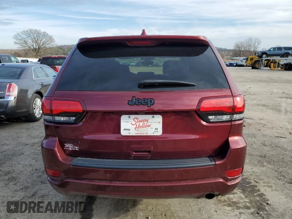 2022 Jeep Grand Cherokee WK Laredo X with VIN 1C4RJFAG5NC150291, listed as a Copart auction lot 82338664 with 72,215 mi miles and Salvage Title. Bid and sale history available at carsss.com. Image 6.