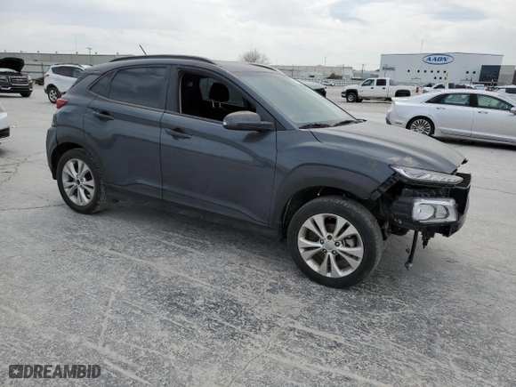2021 Hyundai Kona SEL with VIN KM8K22AA3MU750671, listed as a Copart auction lot 49712015 with 30,025 mi miles and Salvage Title. Bid and sale history available at carsss.com. Image 4.