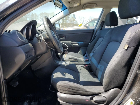 2008 Mazda 3 i Sport with VIN JM1BK32F181100281, listed as a Copart auction lot 50006605 with 134,554 mi miles and Salvage Title. Bid and sale history available at DreamBid. Image 7.