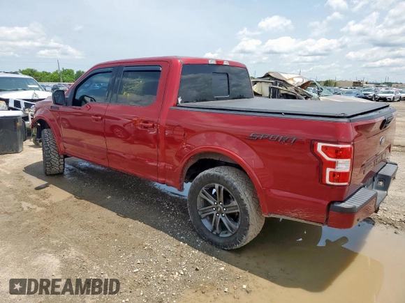 2019 Ford F-150 XL with VIN 1FTEW1EPXKFB27337, listed as a Copart auction lot 57979195 with 103,435 mi miles and Salvage title. Bid and sale history available at DreamBid. Image 2.