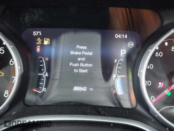 2018 Jeep Compass Altitude with VIN 3C4NJDBB3JT161844, listed as a IAAI auction lot 41935924 with 80,342 mi miles and . Bid and sale history available at DreamBid. Image 15.