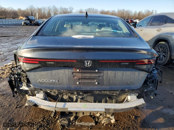 2024 Honda Accord Sedan EX with VIN 1HGCY1F36RA065764, listed as a Copart auction lot 44770475 with 11,251 mi miles and Salvage Title. Bid and sale history available at carsss.com. Image 6.