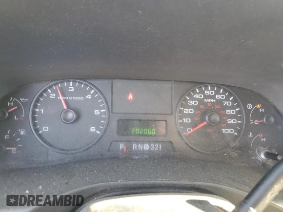 2006 Ford F-250 XL with VIN 1FTSX20546EC09782, listed as a Copart auction lot 88176985 with 202,060 mi miles and Salvage title. Bid and sale history available at DreamBid. Image 9.