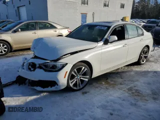 2017 BMW 3 Series 330i xDrive with VIN WBA8D9G57HNU58479, listed as a Copart auction lot 45282765 with 0 mi miles and Salvage Title. Bid and sale history available at carsss.com. Image 1.
