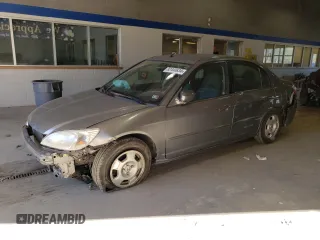 2004 Honda Civic with VIN JHMES96634S018694, listed as a Copart auction lot 82440634 with 123,012 mi miles and Salvage Title. Bid and sale history available at carsss.com. Image 1.