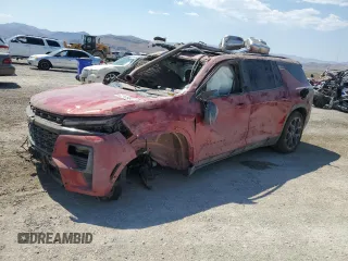 2024 Chevrolet Traverse FWD RS with VIN 1GNERLKS3RJ168533, listed as a Copart auction lot 62341964 with 0 mi miles and Salvage Title. Bid and sale history available at carsss.com. Image 1.