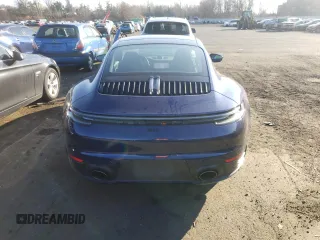 2021 Porsche 911 Carrera with VIN WP0AA2A99MS205658, listed as a Copart auction lot 81368694 with 32,347 mi miles and Salvage Title. Bid and sale history available at carsss.com. Image 6.